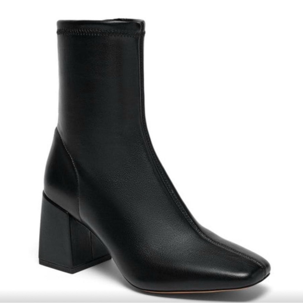 Silent D Black Ankle Boots